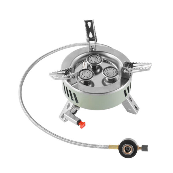 3 burners portable camping gas stove