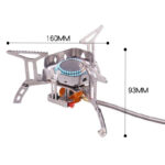3 burners portable camping gas stove