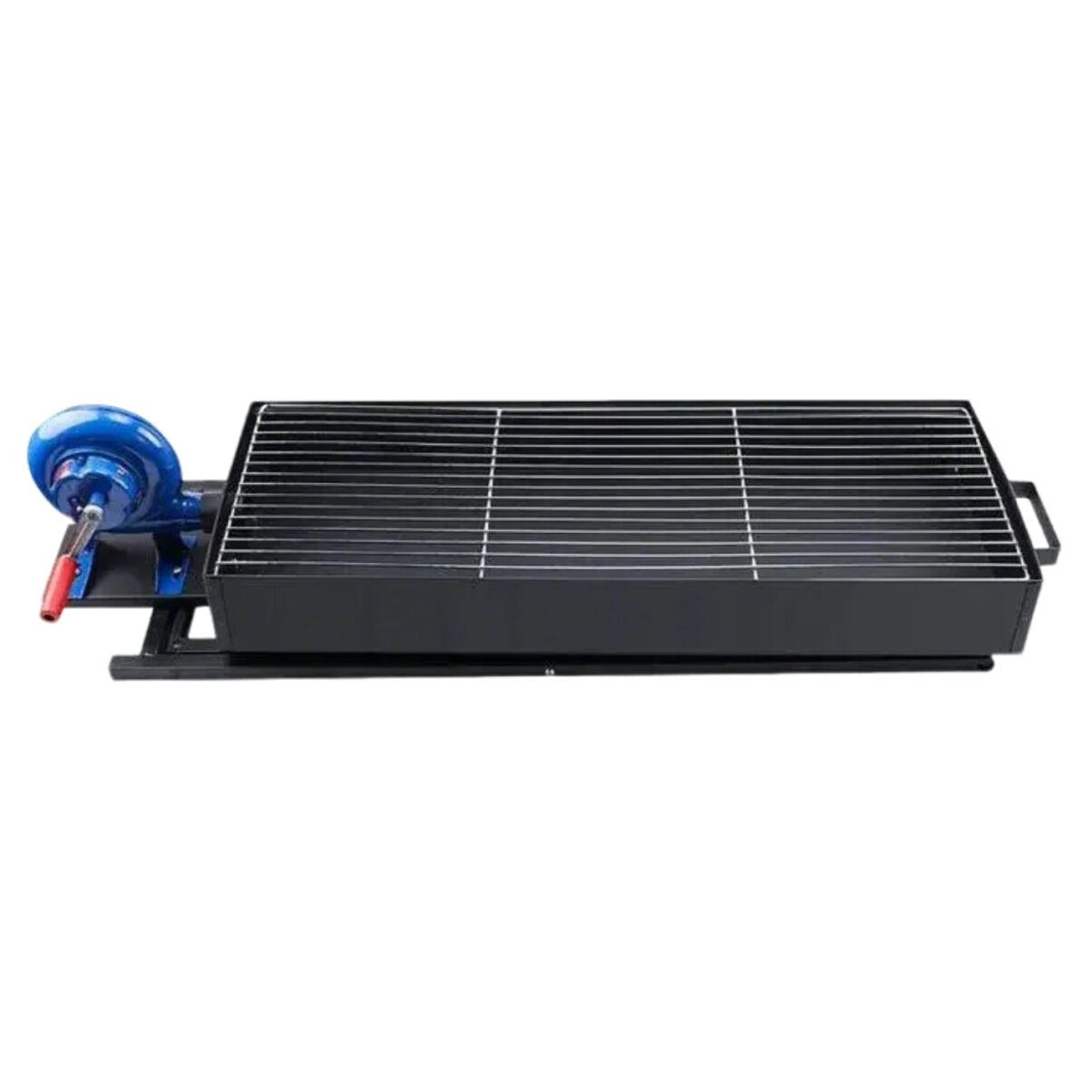 BBQ Grill with Portable Fan and Charcoal Smoker