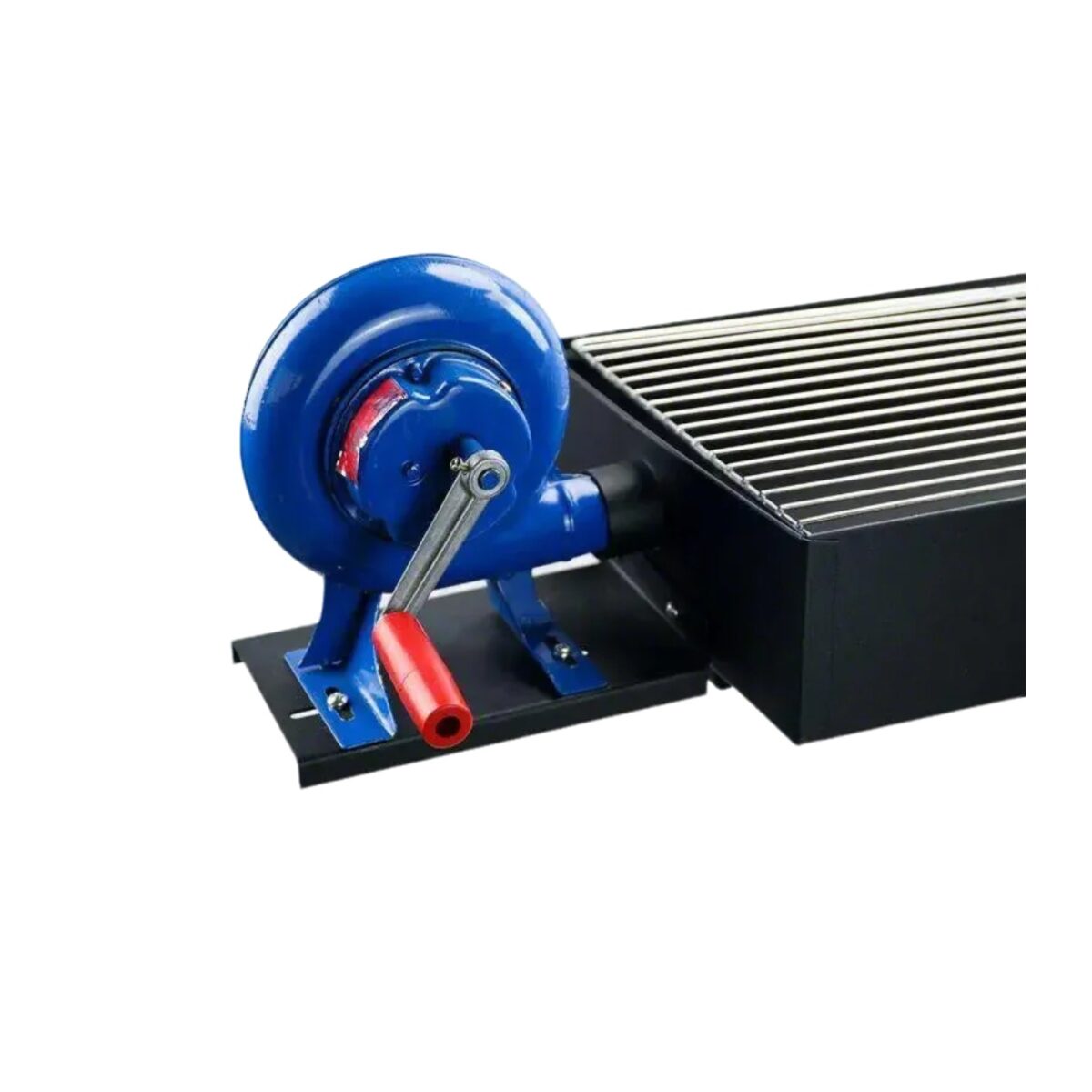 BBQ Grill with Portable Fan and Charcoal Smoker