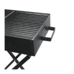 BBQ Grill with Portable Fan and Charcoal Smoker