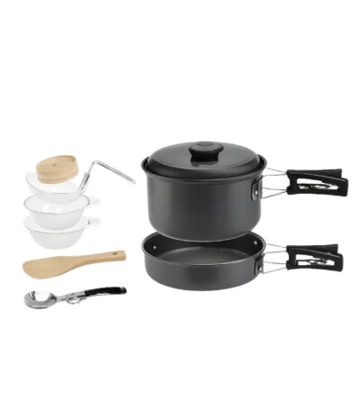 Camping pots and pans