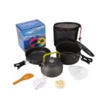 Outdoor Camping Cookware Sets with Kettle - Image 2