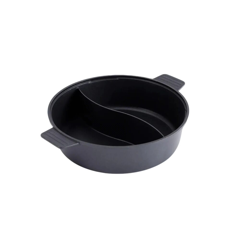 camping double sided hot pot