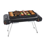 Portable 2 burner propane stove outdoor